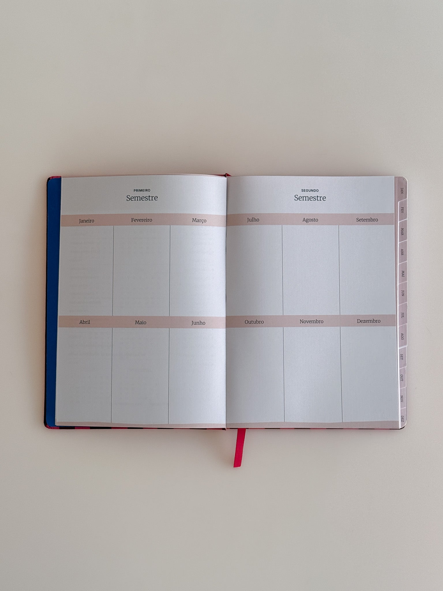 Planner Vertical 2027 Verde Azul