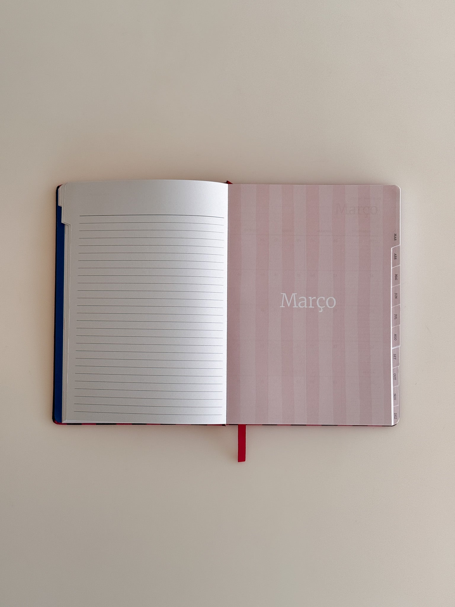 Planner Vertical 2027 Verde Azul