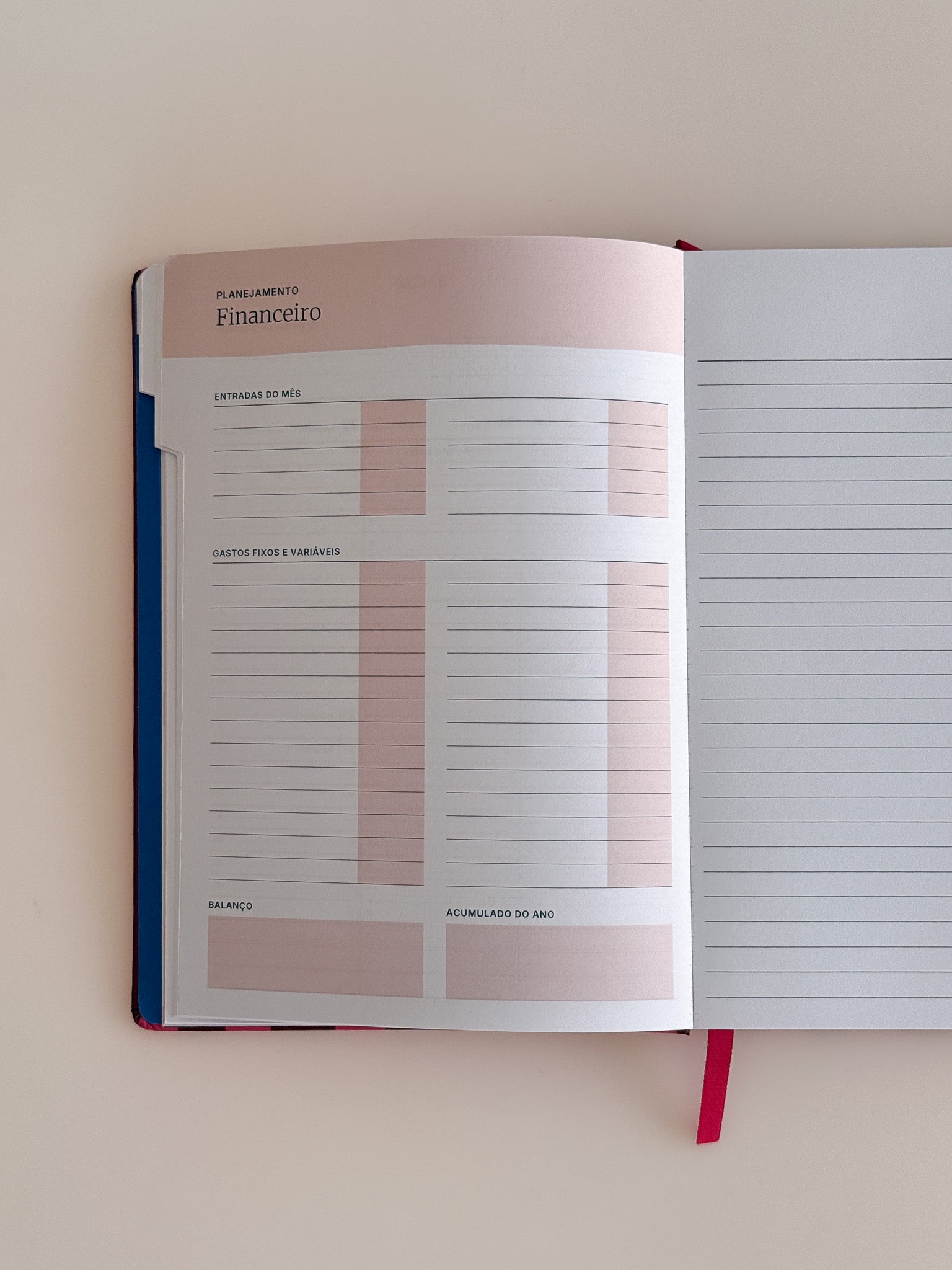 Planner Vertical 2027 Verde Azul