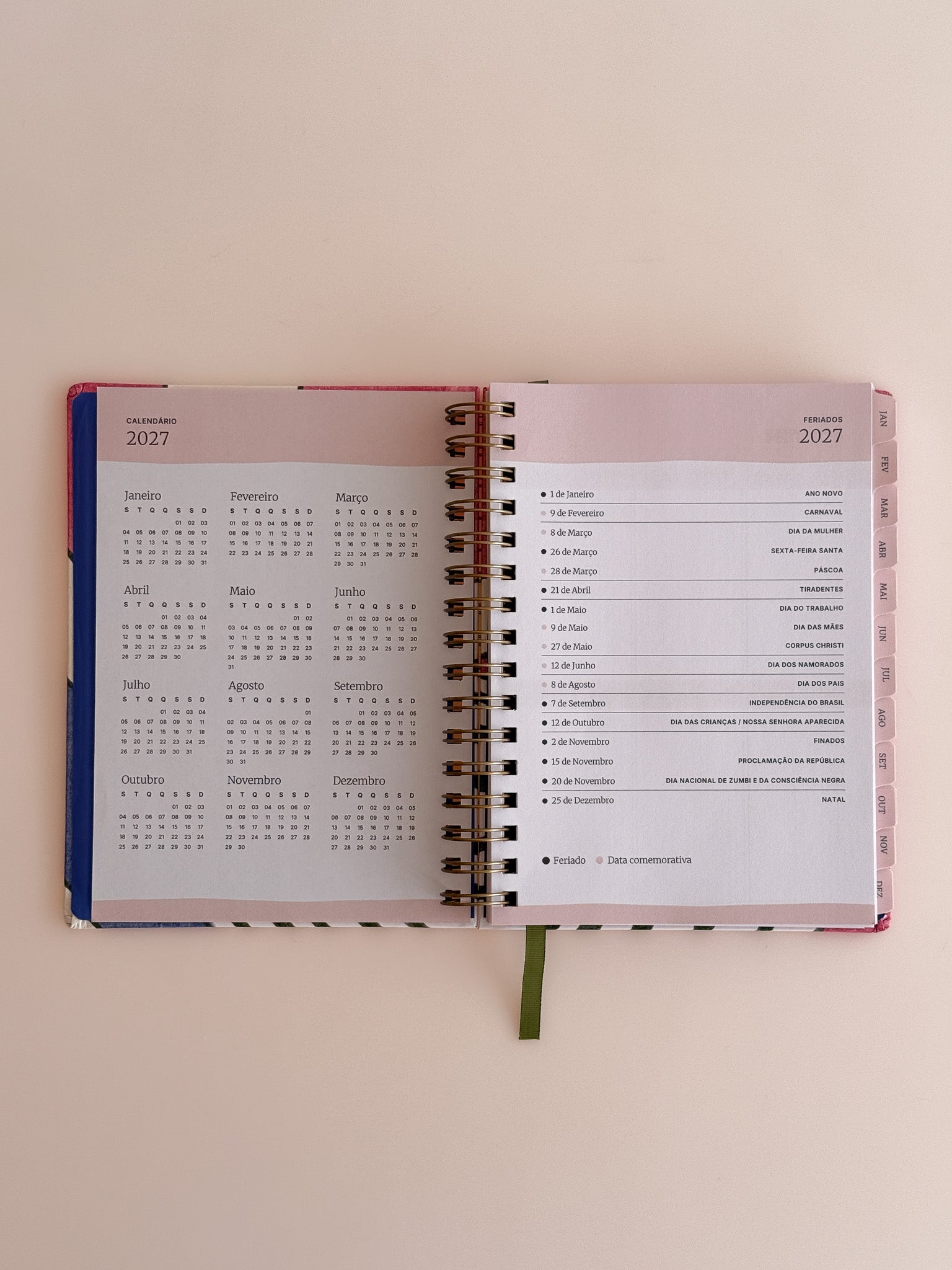 2027 Planner Tie